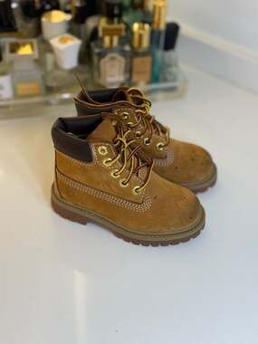 Timberland Toddler 6-Inch Premium Waterproof Boots in Wheat